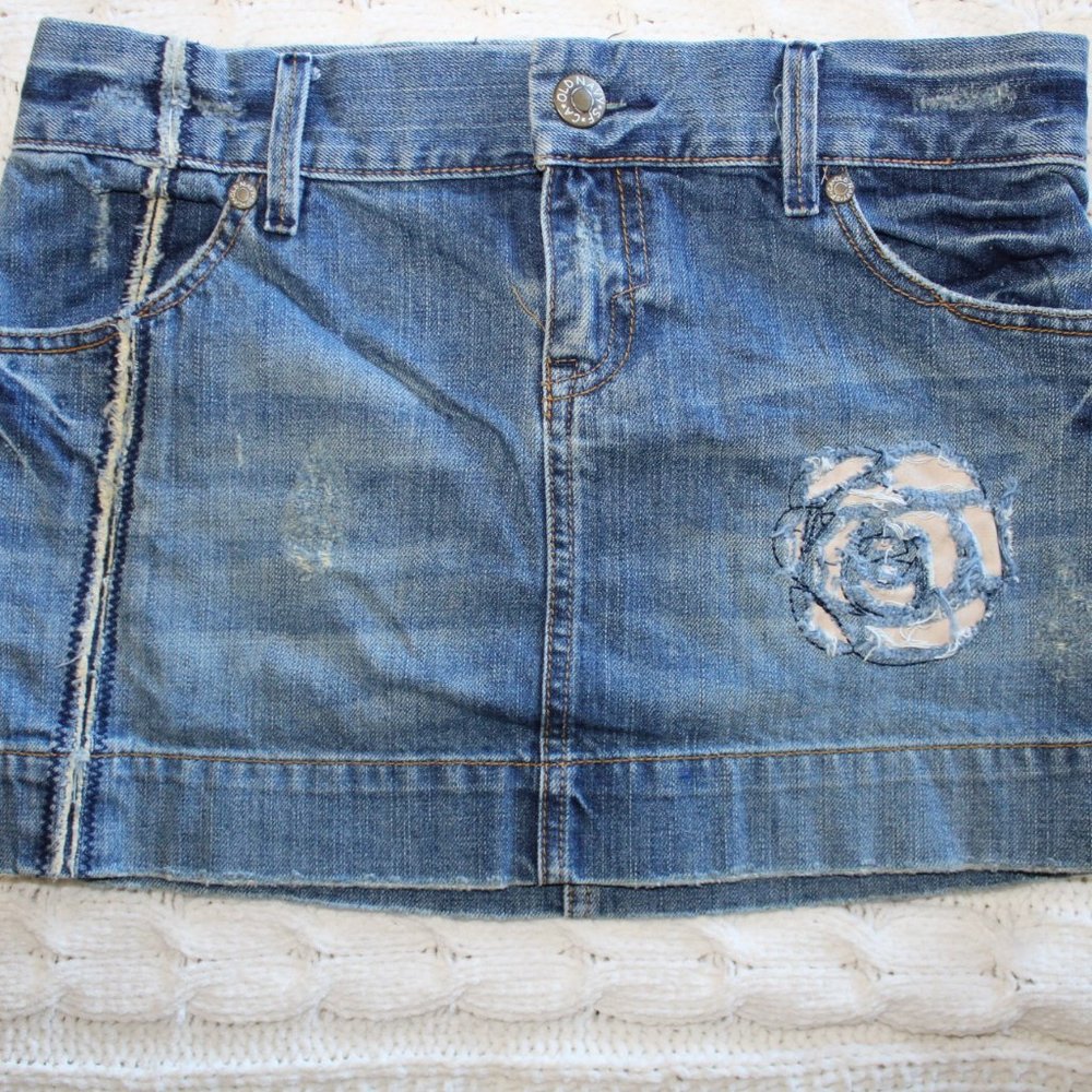 Old Navy Special Edition Women's Blue Denim Pencil Skirt ~2~